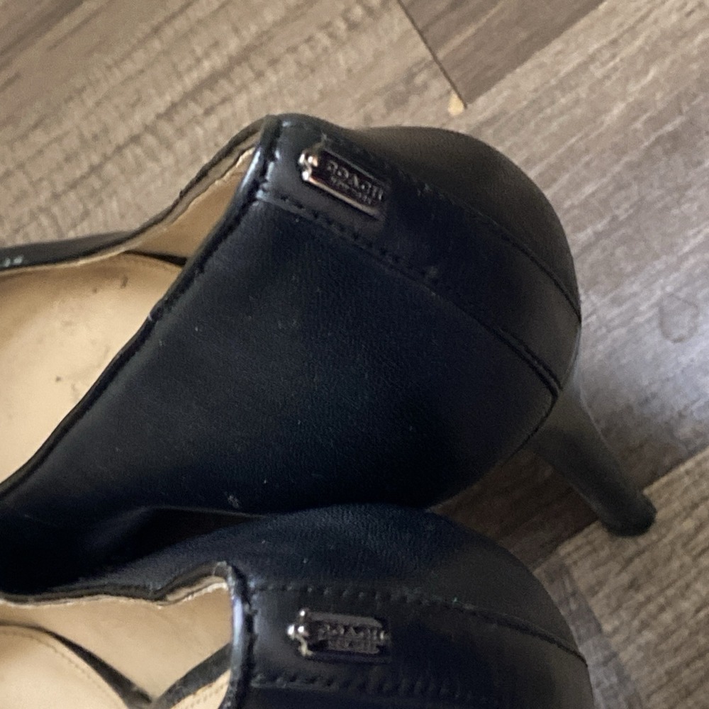 Coach Women's Jackie Leather Pump 8  Black G5264 - Picture 11 of 11